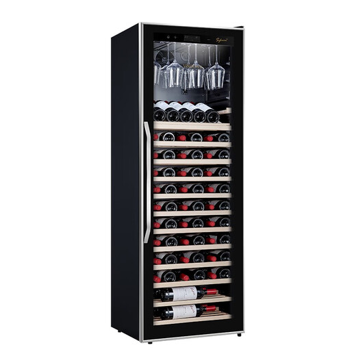 Vinocave wine cabinet home living room constant temperature wine cabinet compressor ice bar refrigerated storage cabinet multi-function display cabinet insulation household non-embedded JC-90AS- 90 bottles