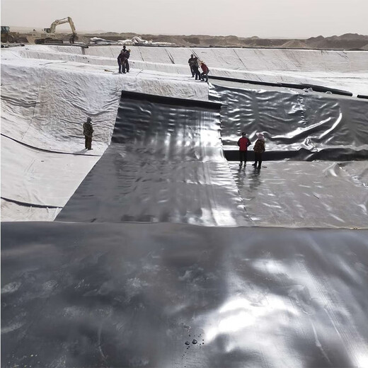 Mengfanchen black fish pond anti-seepage membrane pond special membrane fish pond waterproof cloth thickened plastic film geotextile geomembrane new material 20S thickness anti-seepage membrane 2 meters wide and 50 meters long