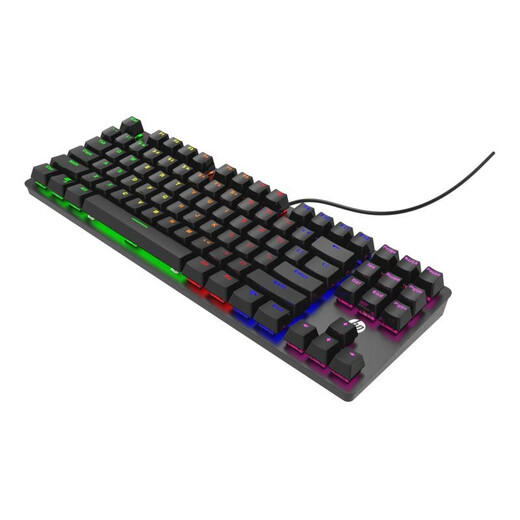 HP (HP) mechanical keyboard K10G mechanical keyboard USB cable e-sports keyboard e-sports Internet cafe chicken keyboard metal panel mixed color backlight area mixed light tea shaft