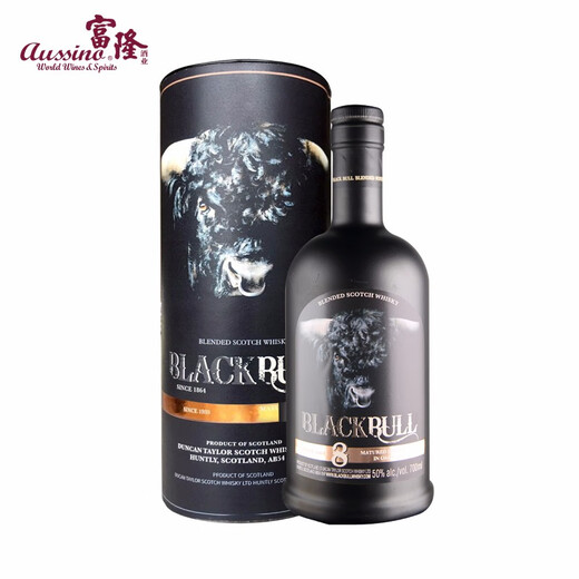 黑公牛英国斯佩塞苏格兰黑公牛(8年)苏格兰威士忌洋酒 700ml送礼