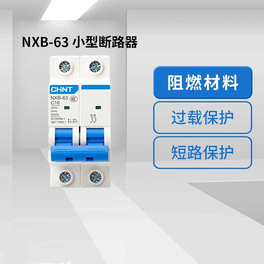 Chint (CHNT) air switch NXB-63C household small circuit breaker air switch DZ47 upgraded model 32A 2P