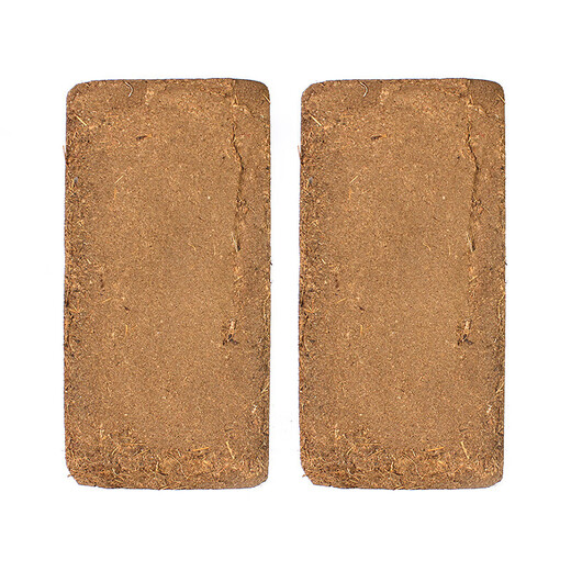 Imported sterile desalted coconut bricks for growing flowers, coconut bran flower soil, planting succulent coconut soil, nutritious soil, balcony vegetable growing, imported desalted coconut bricks, 1 piece 600g