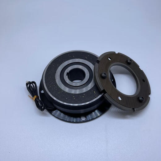 Electromagnetic clutch brake dry type with bearing power-on suction and power-off separation brake clutch DC24V electromagnetic brake 5KG inner hole 25 or 30