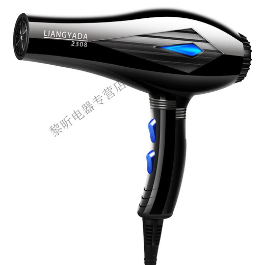 German hair salon hair dryer household high power 3000W barber shop special high wind negative ion hair care dryer life accessories MI bright black frequency conversion 15800 high wind 3