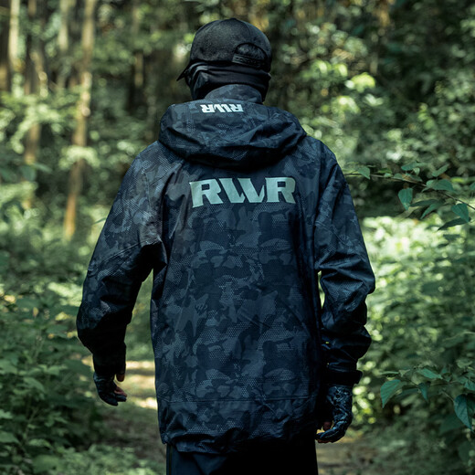 RVVR24 Black Warrior Third Generation Jacket Luya Fishing Suit Windproof and Rainproof Warm Rock Fishing Suit 24 Challenger Jacket-Black 2XL