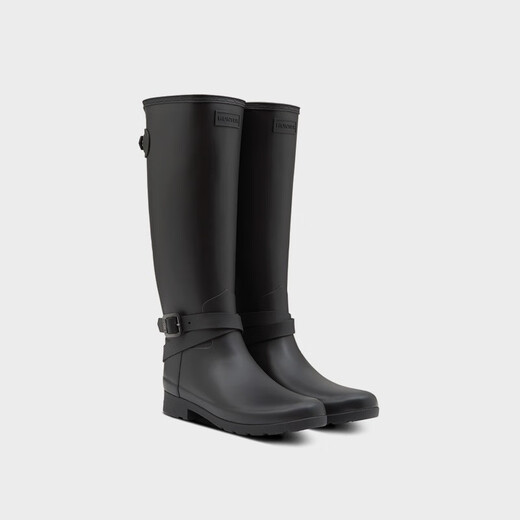 Botas de lluvia British British Botas Rain Bots Women's Women Imploud Rain Rain Boots Rain Rain Boots Women's Outer Knight Boots Botas Botas largas para mujeres Negro/Blk 37