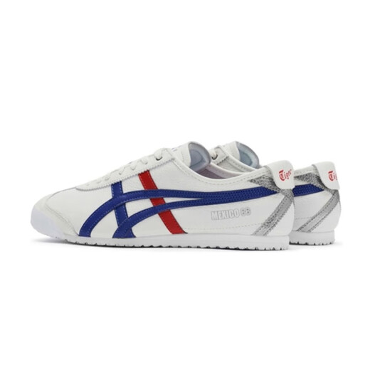 OnitsukaTiger Onitsuka Tiger's new classic white shoes men's and women's comfortable sports casual shoes MEXICO661183C126 white/blue 38
