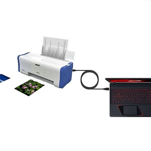 USB printer data cable extension 8 meters computer connection cable printing cable Epson Canon Huipu universal 8M