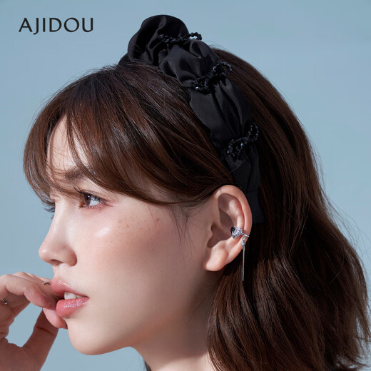 AJIDOU Ajidou headband smart and cute crystal bow high skull headband women's fashionable and versatile birthday gift for girlfriend