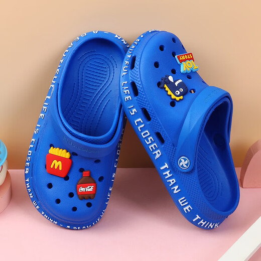 Shinku Boys Pantoffeln Sommer weicher Sohle Nonflip Children's Hole Schuhe