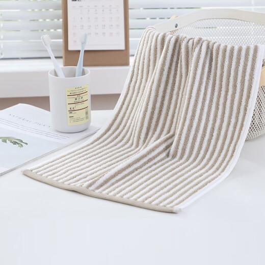 
Golden pure cotton towel GA1047A full cotton children's home wash and bath soft and absorbent water and not easy to lose hair men's and women's face towel 1 gray