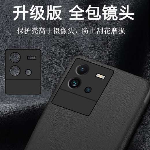 爱米森红米turbo4/turbo4pro手机壳翻盖智能皮套 红米Turbo3/note12turbo保护套全包镜头软边防摔纯素皮 黑色-前后全包丨真素皮 【红米Turbo4pro】