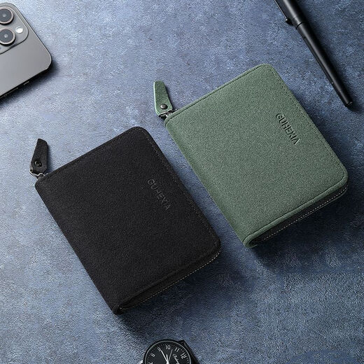 QUEEN TRIP simple card bag for men, multiple card slots, large capacity, anti-theft driver's license, bank card, anti-demagnetization, multi-function wallet, royal blue, medium organ, 24 card slots