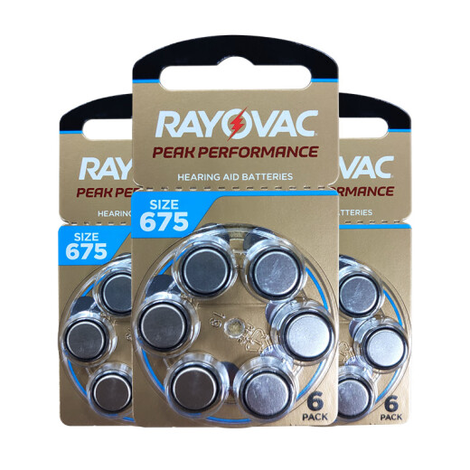 XIWANBORETWAY Peak Ayuring Battery A13A10 Botón A312 Electronic A675 Zinc Air Original Peak 13 [5 placas 30 piezas]