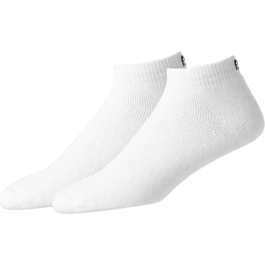 FootJoy高尔夫袜子FJ ComfortSof男士球袜FJ船袜短筒袜脚踝袜golf运动袜 15284-白色（三双装） 均码