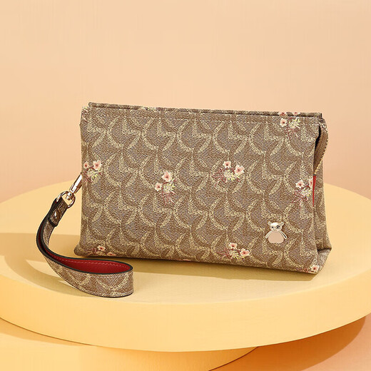 Goldlion Women's Handbag Printed Clutch Bag Versatile Clutch Bag Birthday Gift Gift