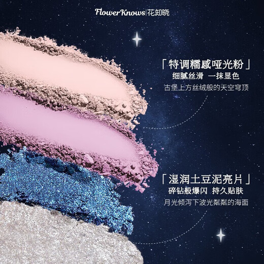 Blumen und kennt die Textur des Mondlicht-Meerjungfrau-Fünffarb-Edelstein-Lidschatten-Palette-Anfängers zart und kein fliegendes Pulver für Männer und das universelle Geburtstagsgeschenk für Frauen 02 Sky City Oolong Grey Milk Coffee Palette 5 Farben