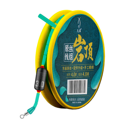 Jiuyan high-end finished main line set competitive set imported Toray raw silk fishing line strong tensile nylon fishing line set