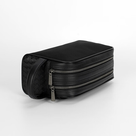 
Colrtn Kwecr Men's Cuff New Large Capacity Wallet Business Casual Clutch Cuffs Premium Fashion Clip Bag Luxury Products Black 27*15*10 (7.9 inches)