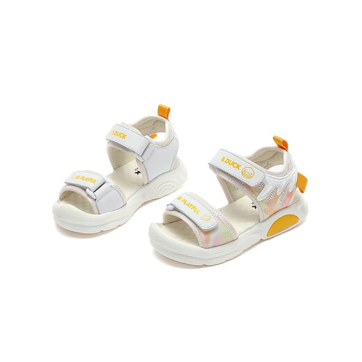 B.Duck Little Yellow Duck Детская обувь для мальчиков и сандалий для девочек для летней детской обуви для детей и маленькой и средней детской мягкой подошвы B238A5010 Beige 26