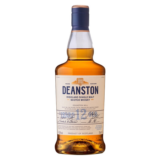 Deanston a 12 años de whisky de malta escocés tinston 700ml