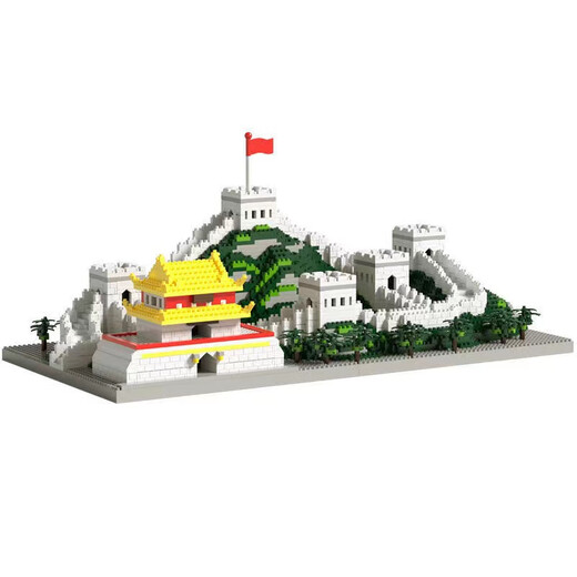 
Jiayile Panoramic Great Wall Six-in-One Building Blocks assembled with high difficulty and huge toys for boys and girls. The exquisite lighting version of the Great Wall 15606 capsules