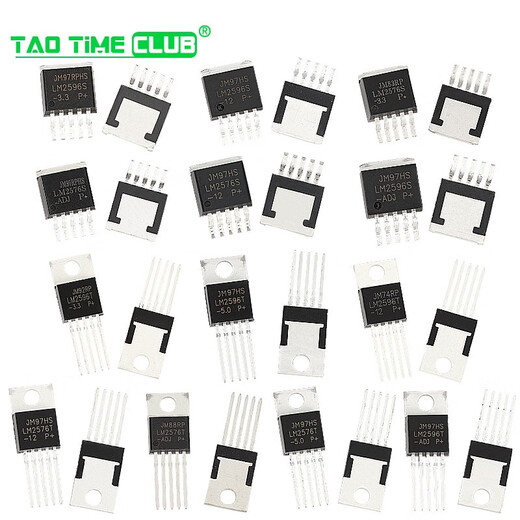 LM2596S-5.0 ADJ 12 3.3V LM2596T LM2576 Buck circuit regulator IC chip LM2596S-12 package TO263 (1 piece)