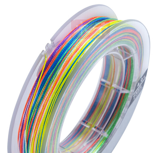 Dragon King 150 meters 8-molded Dalima Fishing Line Fine Hai Fishing Luya Pe Fishing Line Main Line Sub-line Strong Tightening PE8 Color 150 meters [1 meter 1 color] Line No. 2.0