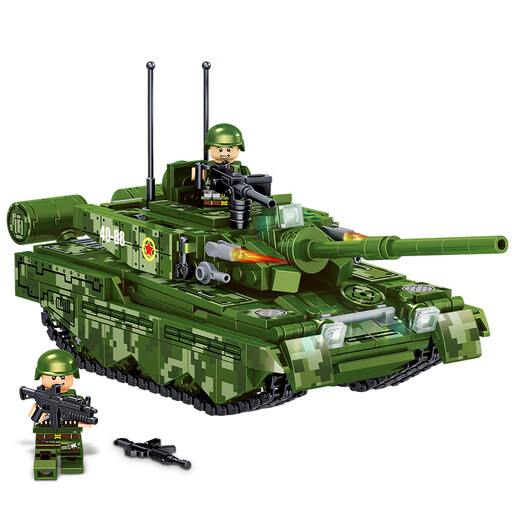Construye un tanque de juguete militar, bloques de construcción compatibles con Lego, Día del Niño, regalo de cumpleaños para niño de 10 años, decoración del hogar