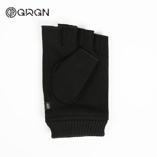 GRGN half-finger gloves for men to keep warm in winter for students, computer typing and driving, fingerless gloves, winter half-finger gloves with missing fingers