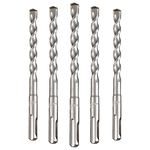 Lichang non-standard impact drill bit square handle round handle 6mm for concrete brick wall penetration electric hammer drill bit 12.5*160 round handle (10 pieces)