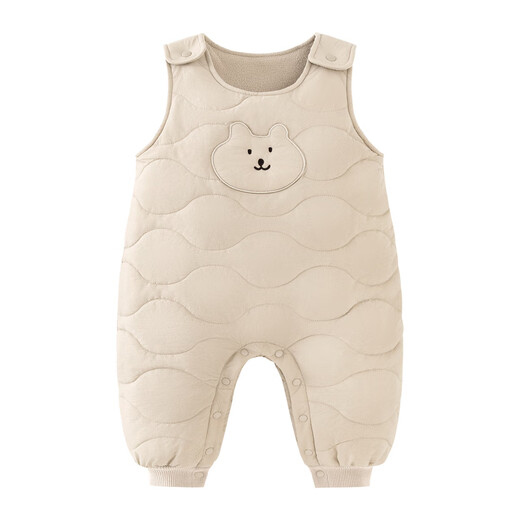 Mini Bala boys and girls winter pants warm belly protection trousers three-proof overalls