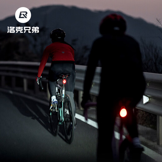 
Rock Brothers bicycle headlight tail light combination intelligent sensing brake night riding road mountain bike headlight charging riding accessories 400 lumens headlight + Q3 smart tail light