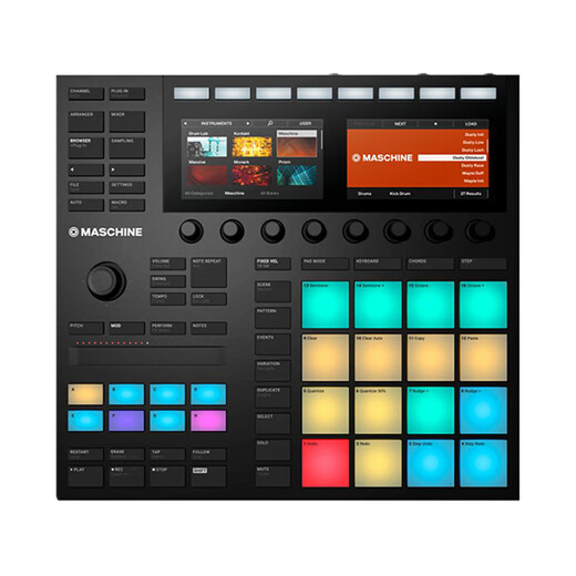 NATIVE INSTRUMENTS NI Maschine Mikro MK3鼓机打击垫编曲编曲LOOP循环节奏张杰同款 Maschine MK3【送K15精选版】
