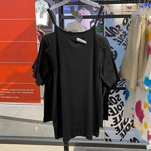 Nike (NIKE) suspender skirt women's skirt summer sports dress breathable pure and slim skirt DM6231-010 DM6231-010 Black L