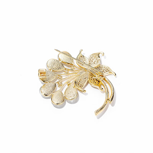 Qlady flower corsage brooch, high-end female brand, high-end pin accessories, National Day and Mid-Autumn Festival birthday gift for mother