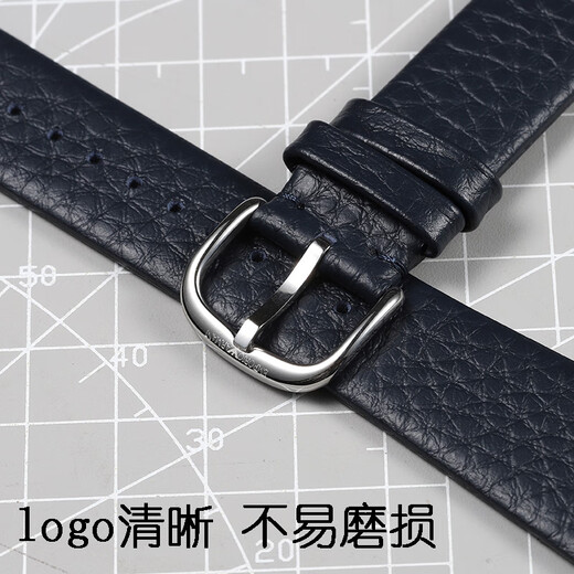 Geeignet für den originalen Armani-Leder-Leder-Litschee-Muster AR60027 AR11105 AR60028 11143 Männer Schwarz-Silber-Schnalle 22mm