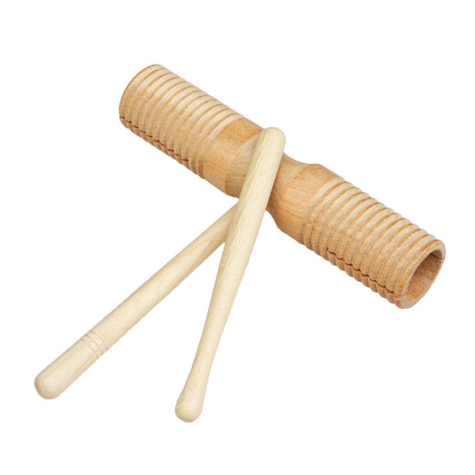 Tianming Double Call Orff Percussion High und Bass Großer Kindergärtner Musikklasse Einzelhalle Rilled Double Buche Doppel-Call-Buchen-Call (klein)