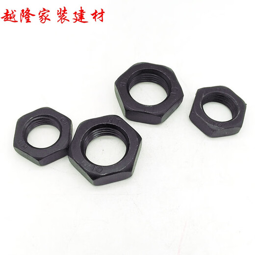 悦常盛GB6173 10.9级细牙薄螺母 扁螺母 M10M12M16M20M24M30*1.25x1.5x M12*1.25(5只)