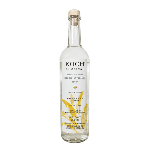 梅斯卡尔龙舌兰洋酒 tequila龙舌兰酒调酒基酒 蔻赤普尔克罗龙舌兰酒 750mL 1瓶