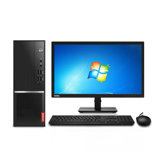 Lenovo Computer Desktop-Konsole Core i3i5i7 Monitor, Unabhängiges Display Office Online-Kurs Erlernen der vollen Desktop-Spiele i7-6700+16G+740G+GTX1050 Grafik, 90% neue Konsole+22-Zoll-Markenmonitor