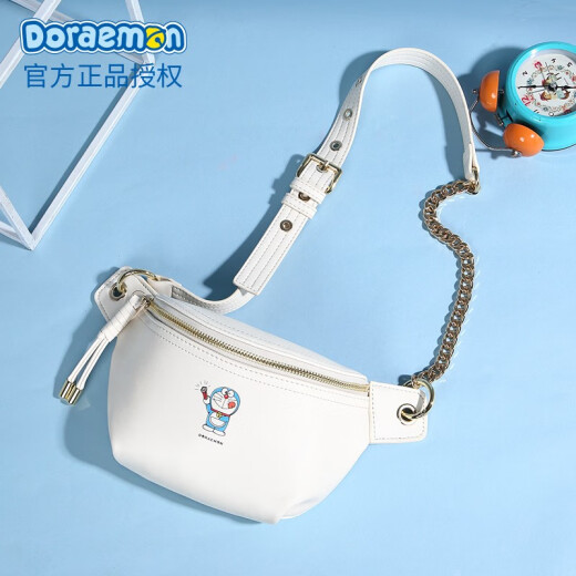 Doraemon One Shoulder Crossbody Bag Chest Bag Women's Bag New 2020 Fashion Crossbody Bag Women's Versatile Ins Trendy Chest Bag Men's White - Doraemon