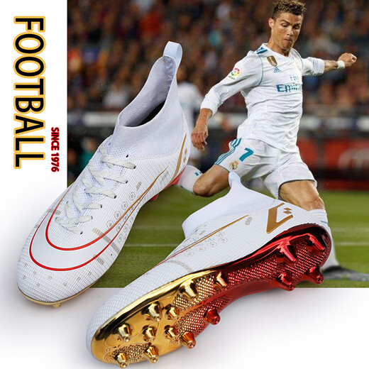 Yidi Messi C Ronaldo 13 Little Plum Football Shoes AG Mandarin Duck Nail Assassin 15 FT FT FT LIMITADO EDICIÓN LIMITADO zapatos de entrenamiento de uñas Broken Apricot 699 Long Nail White Moon 34