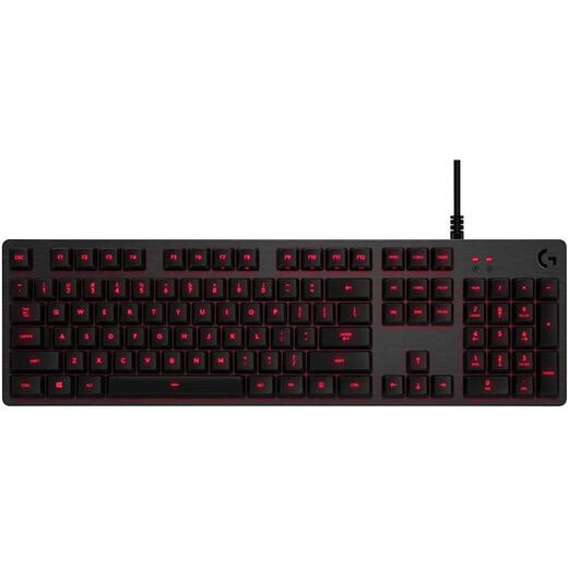 Logitech G413 backlit mechanical gaming keyboard with USB pass-through Carbon and G305 wireless gaming mouse G413 Carbon/charcoal black G413 keyboard silver + G305 mouse