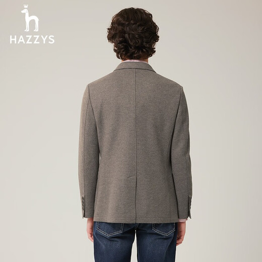 Hazzys Herrenkleidung Herbst Herbst neue Männeranzug Jacke geschnittene gestrickte Woll Singles West Herren Asuzj0adj11 Brown BW 2xl (185/104a 52)