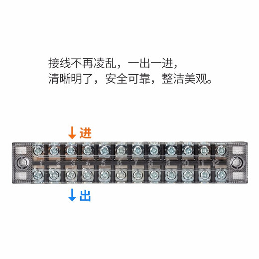 正泰（CHNT）接线端子 电线连接器 接线排 端子排板TC系列 TC-1504