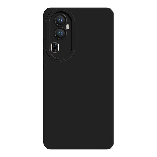 AOYAMIC suitable for OPPO Reno10 mobile phone case reno10pro protective cover silicone soft shell pro+ anti-fall all-inclusive frosted men and women ultra-thin classic black OPPO Reno10 newly upgraded all-inclusive lens protection skin-friendly frosted liquid silicone soft shell