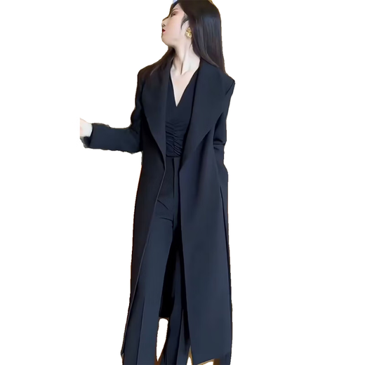 Pierre Cardin (Pierre Cardin) This year's popular Internet celebrity is the same style as the 24th spring new high-end temperament fashionable waist belted windbreaker jacket for women. Genuine windbreaker piece L. It is recommended that 100Jin Jin is equal to 0.5kg -115Jin Jin is equal to 0.5kg