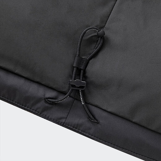 Adidas Herrenkleidung geschwollene JKT warme Technologie warme 600 Taschenhaube Duck Down Bread Down Jacke JV6187/Schwarzkonserve Warm 600 Tasche M (175)