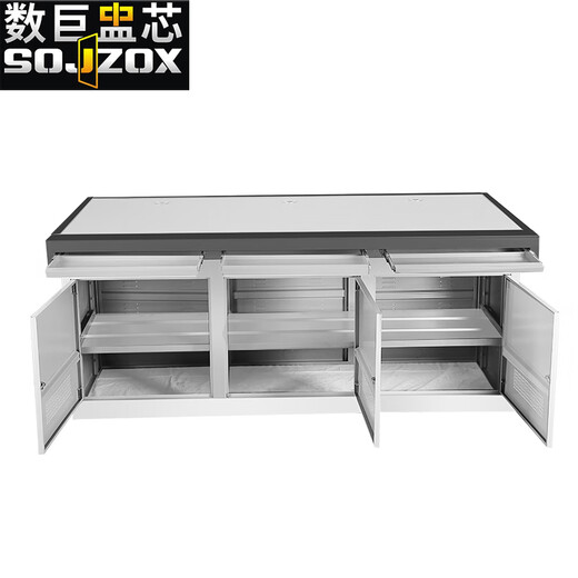 Shuju Core KKS-104 Quadruple Monitoring Table Width 2400 Height 750 Depth 900 Command and Dispatch Desk Industrial Control Desk Center Video Control Room Multimedia Table Announcement Table Podium Customization